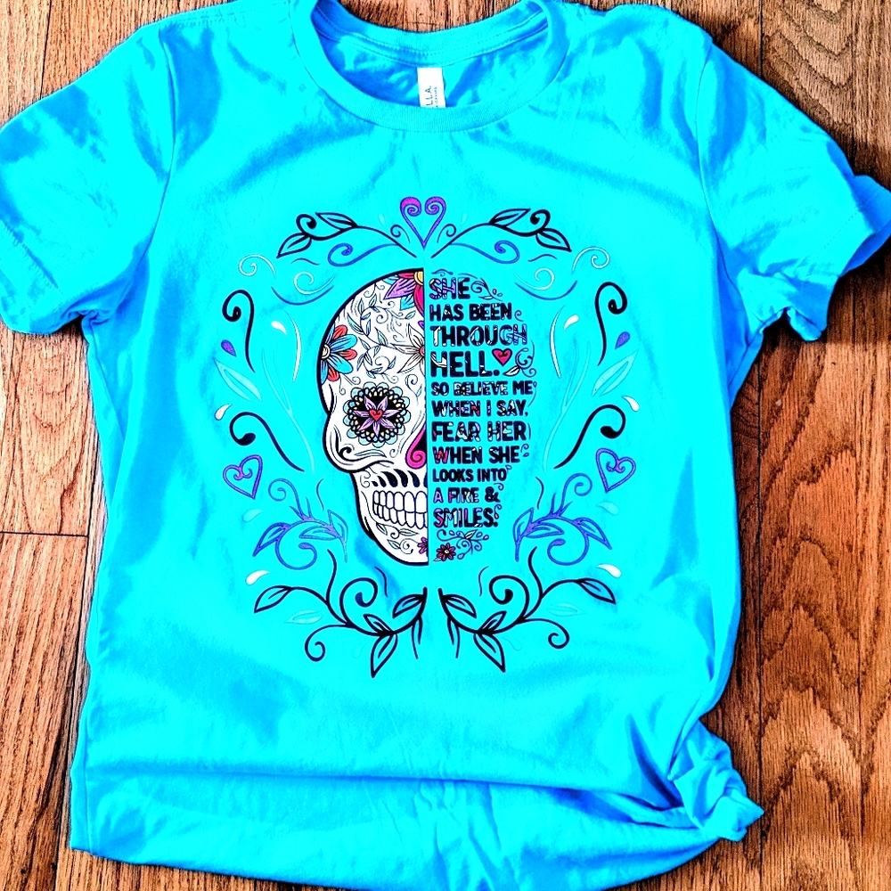 New Sugar Skull Graphic Tee